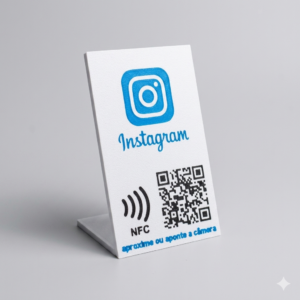 Placa Instagram NFC
